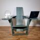 Paire de fauteuils constructivistes de Philippe Parent, vers 1980