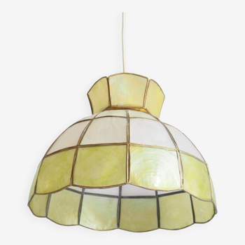 Suspension nacre cloche