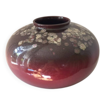 Oval ball vase West Germany vintage 1970