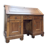 Bureau de pente en noyer d’époque directoire xviii eme siècle