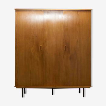 Armoire penderie teck 1960 2 portes