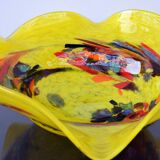 Bol de table multicolore en verre de Murano du milieu du siècle