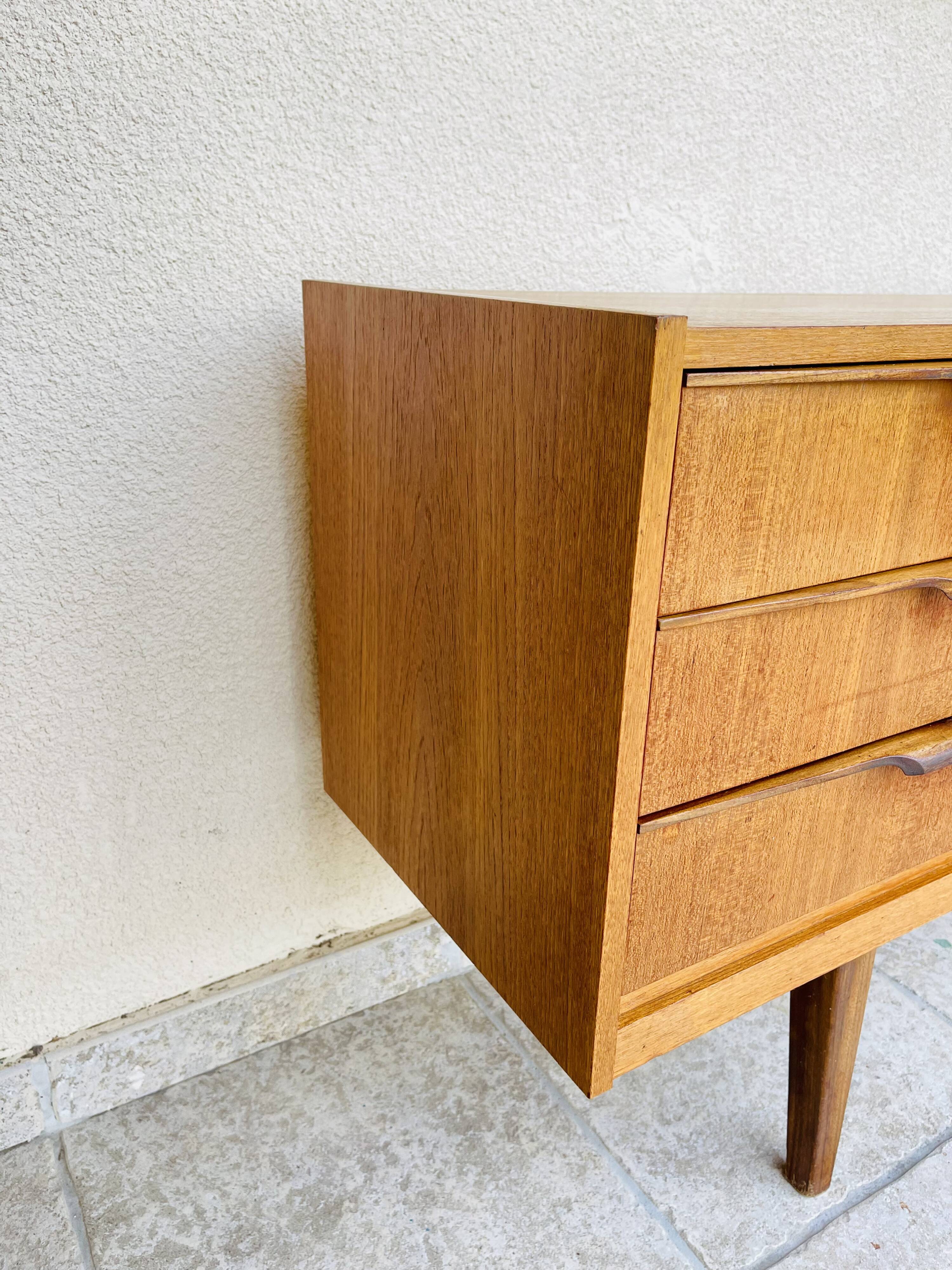 Scandinavian teak row