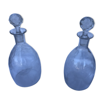 Paire de carafes