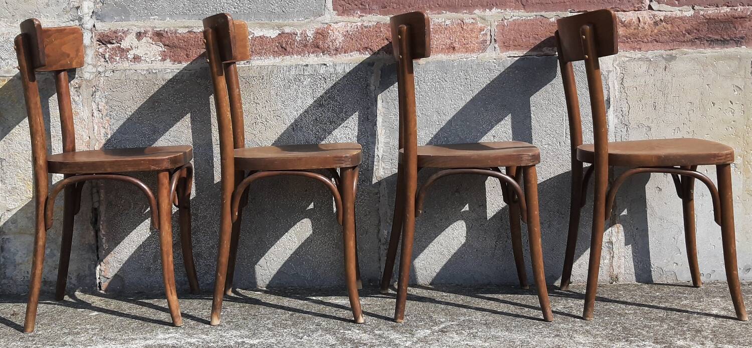 Thonet bistro chairs (set of 4)