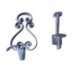 Iron pateres