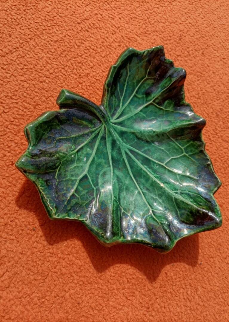 Vide poche rétro feuilles