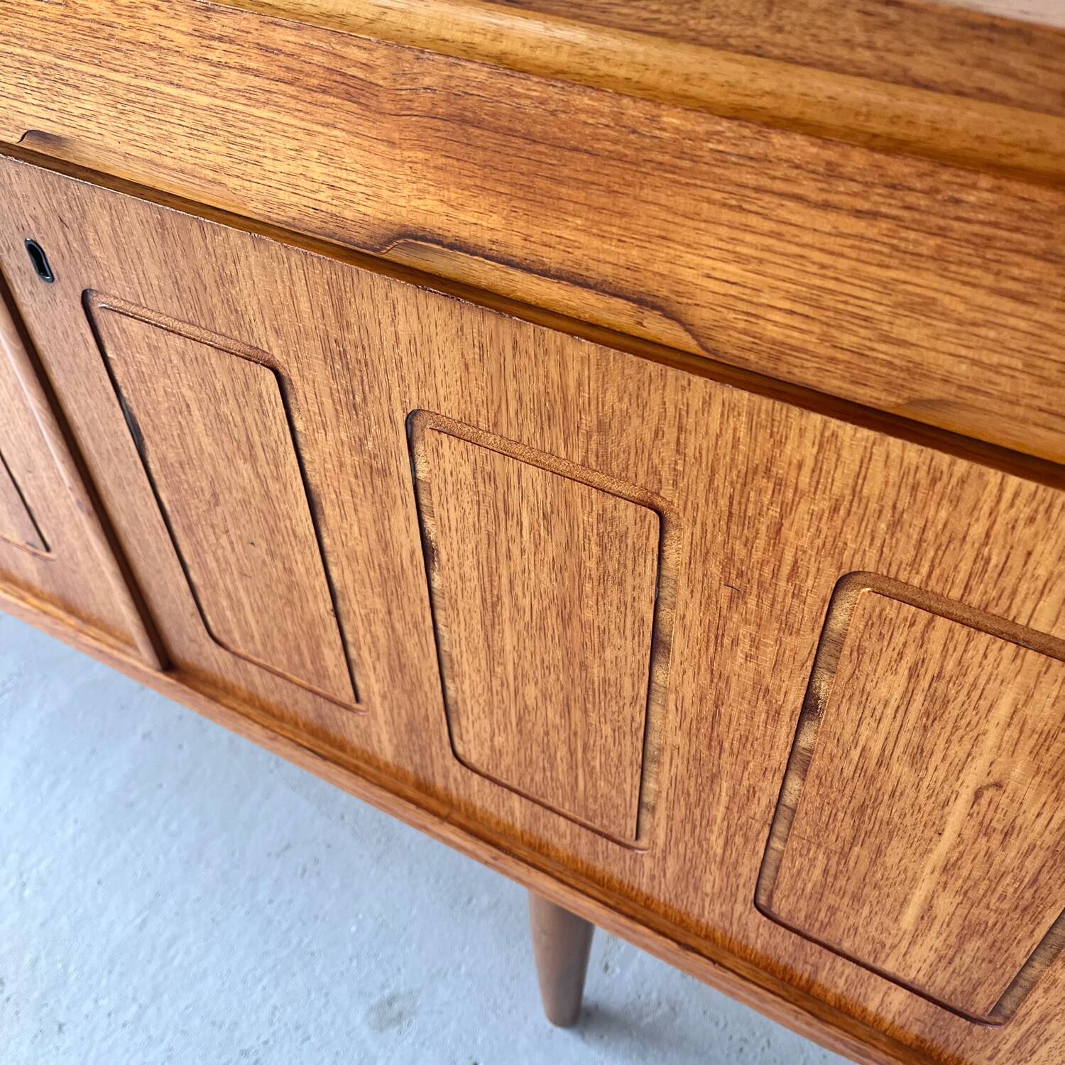 Buffet en teck, Norvège, années 1960