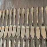 Box 24 cutlery fish .silver metal