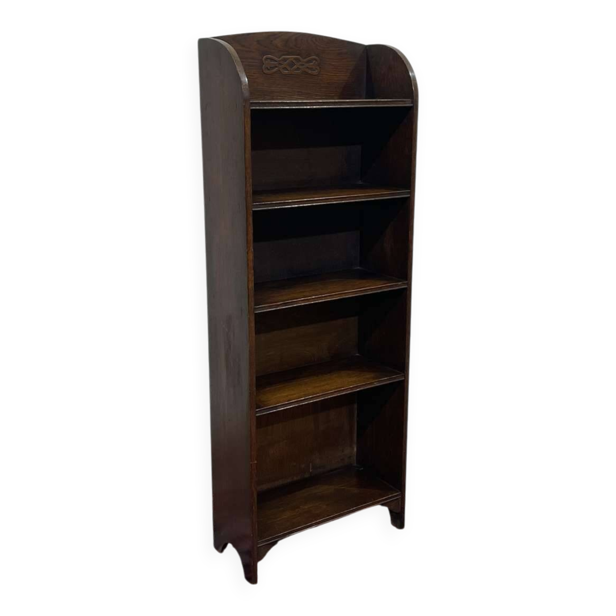 1930s English oak shelf