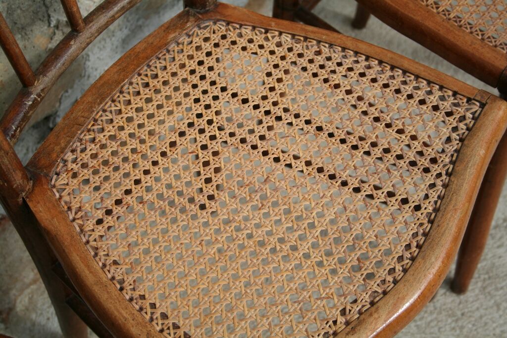 Series of 6 bistro chairs from the 1930