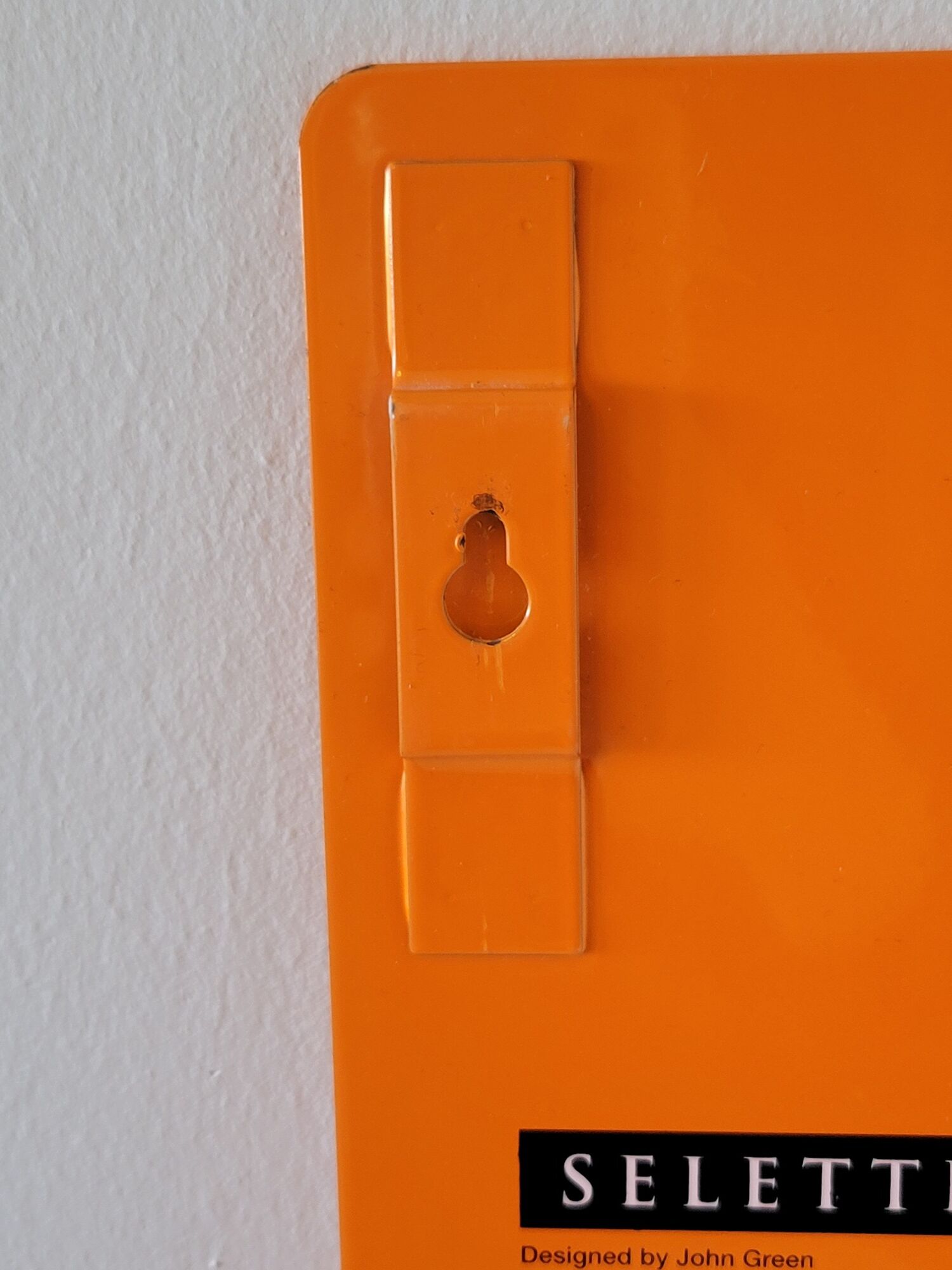 Wall magazine door design metal orange pantone wallstore 165 vitamin c