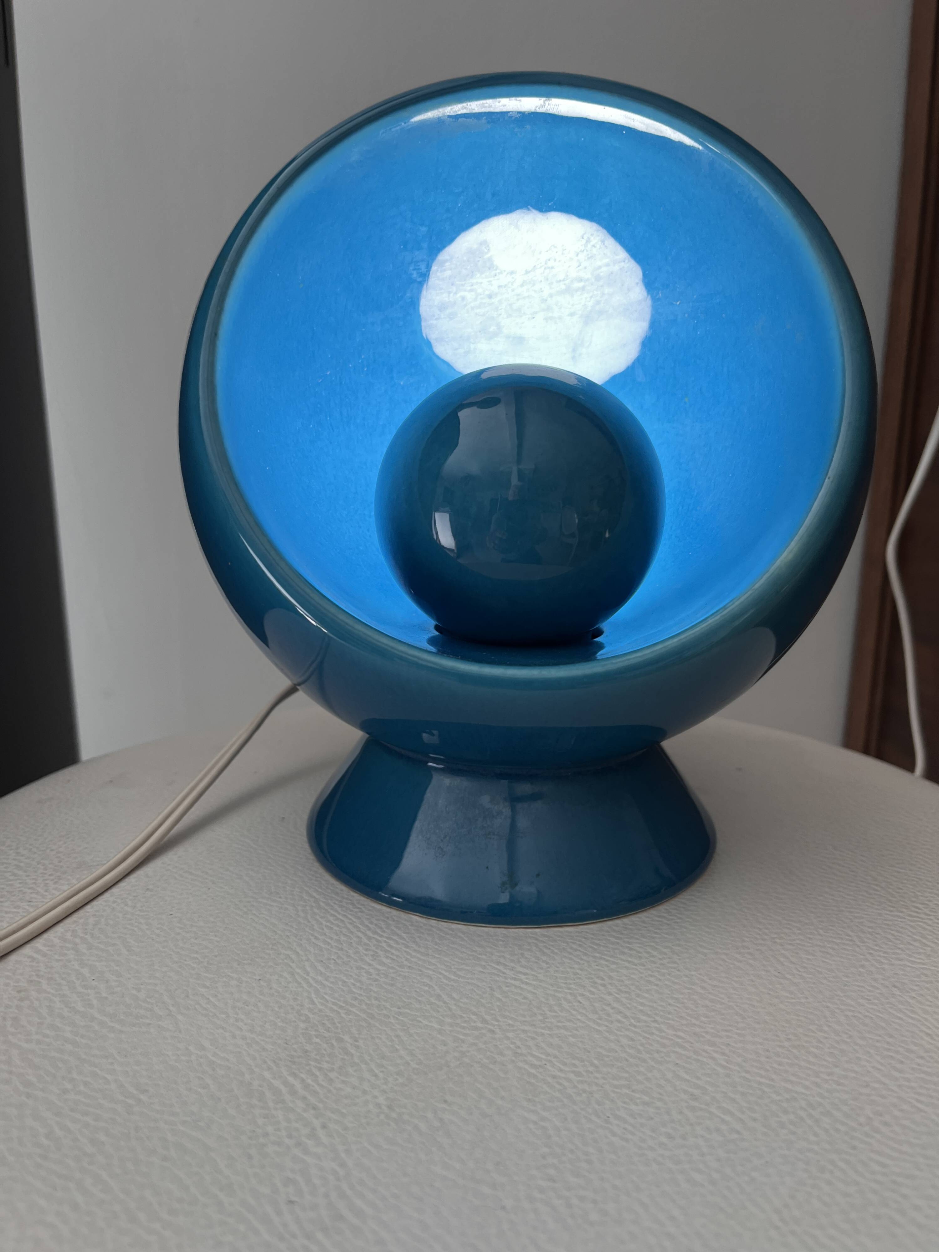 SC3 ceramic lamp Marcello Cueno 1960