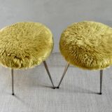 Pair of Pelfran tripod stools