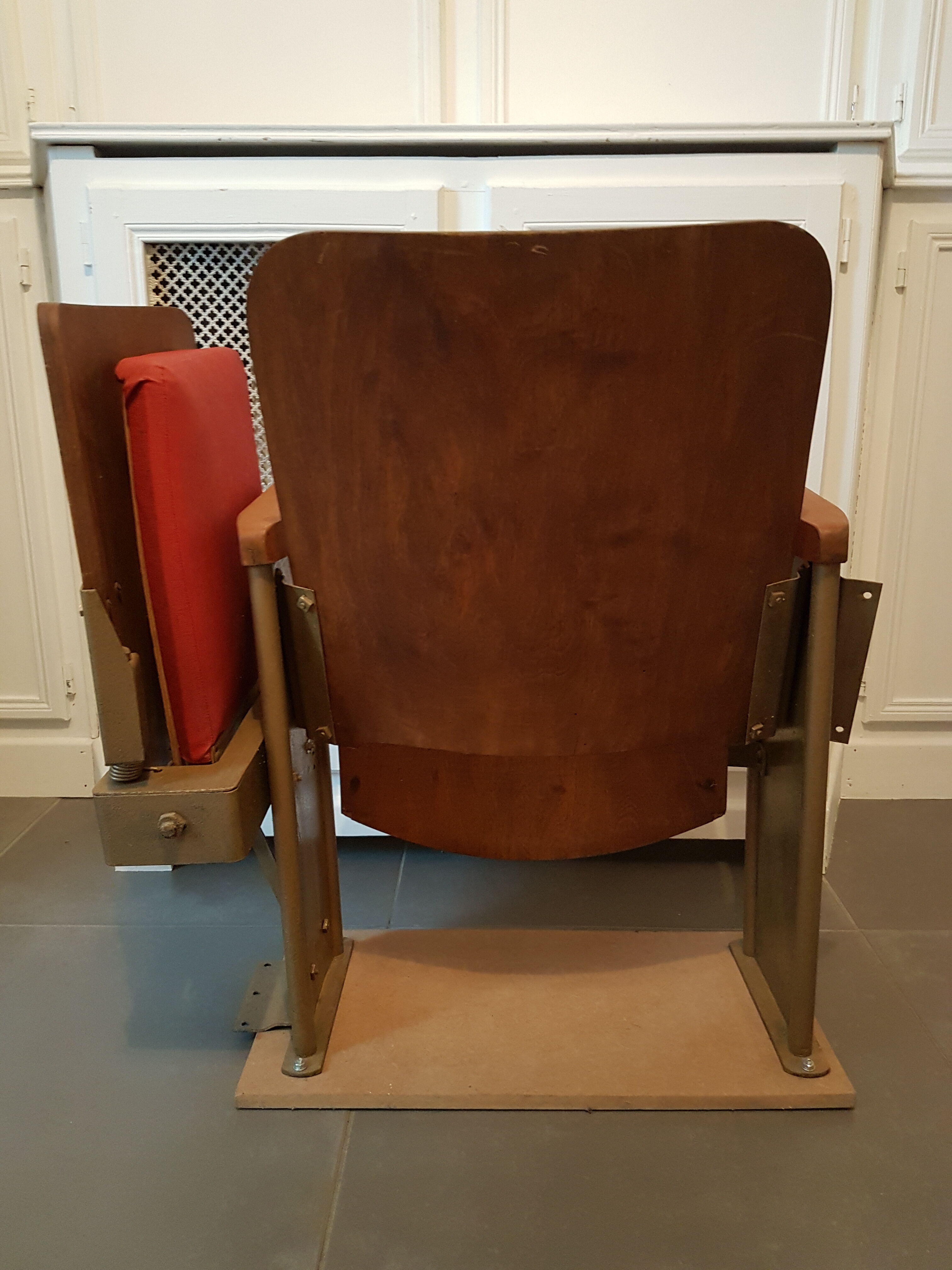 Vintage cinema seat