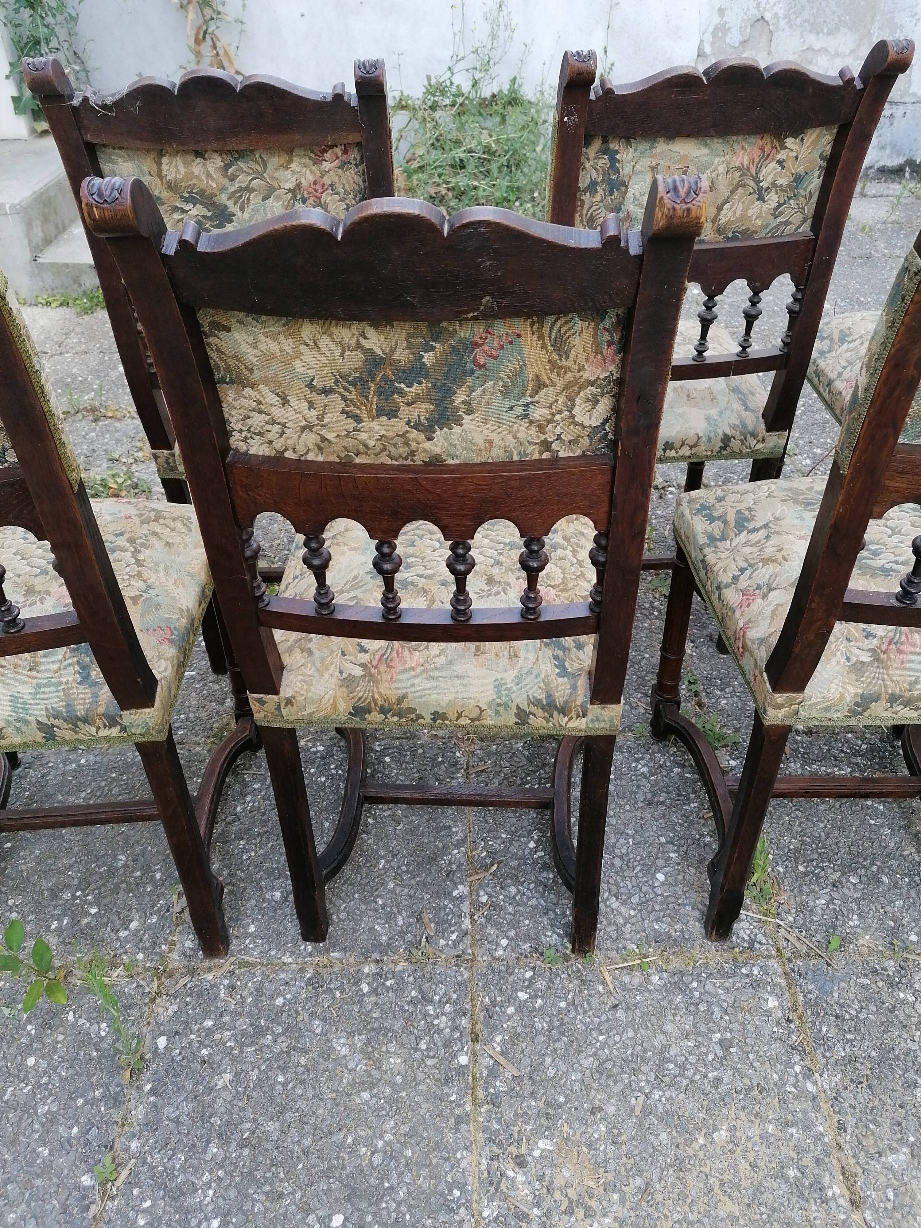 8 henri chairs