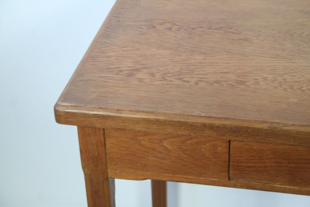 Rustic wood desk 1 drawer of the years 60