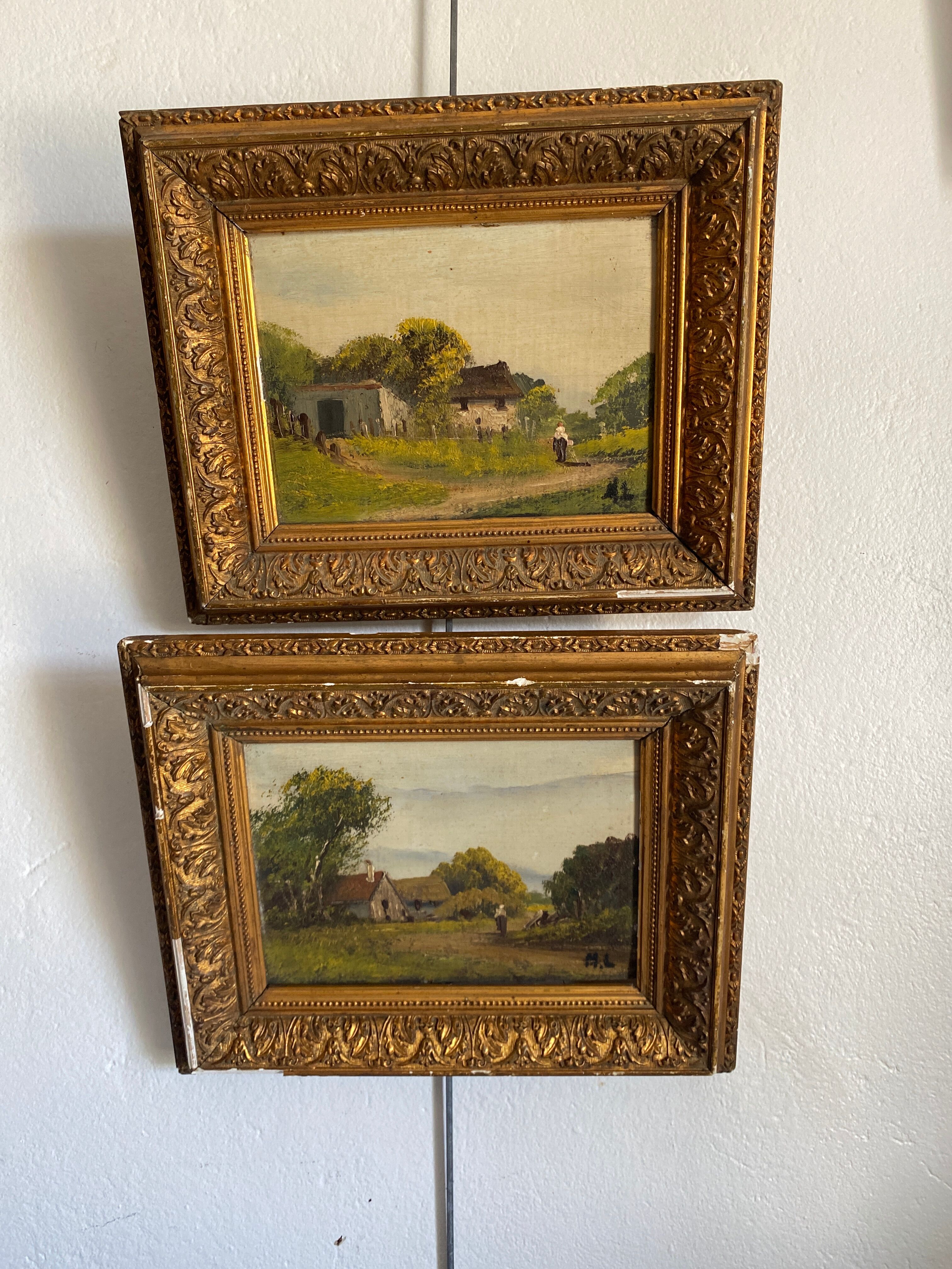 Tableaux paysage 19 ème