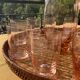 Service of orangeade in antique Rosaline.