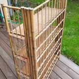 Bamboo shelf, foldable