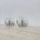 Pair of Nachtmann Leuchten design sphere crystal table lamps, 1970s