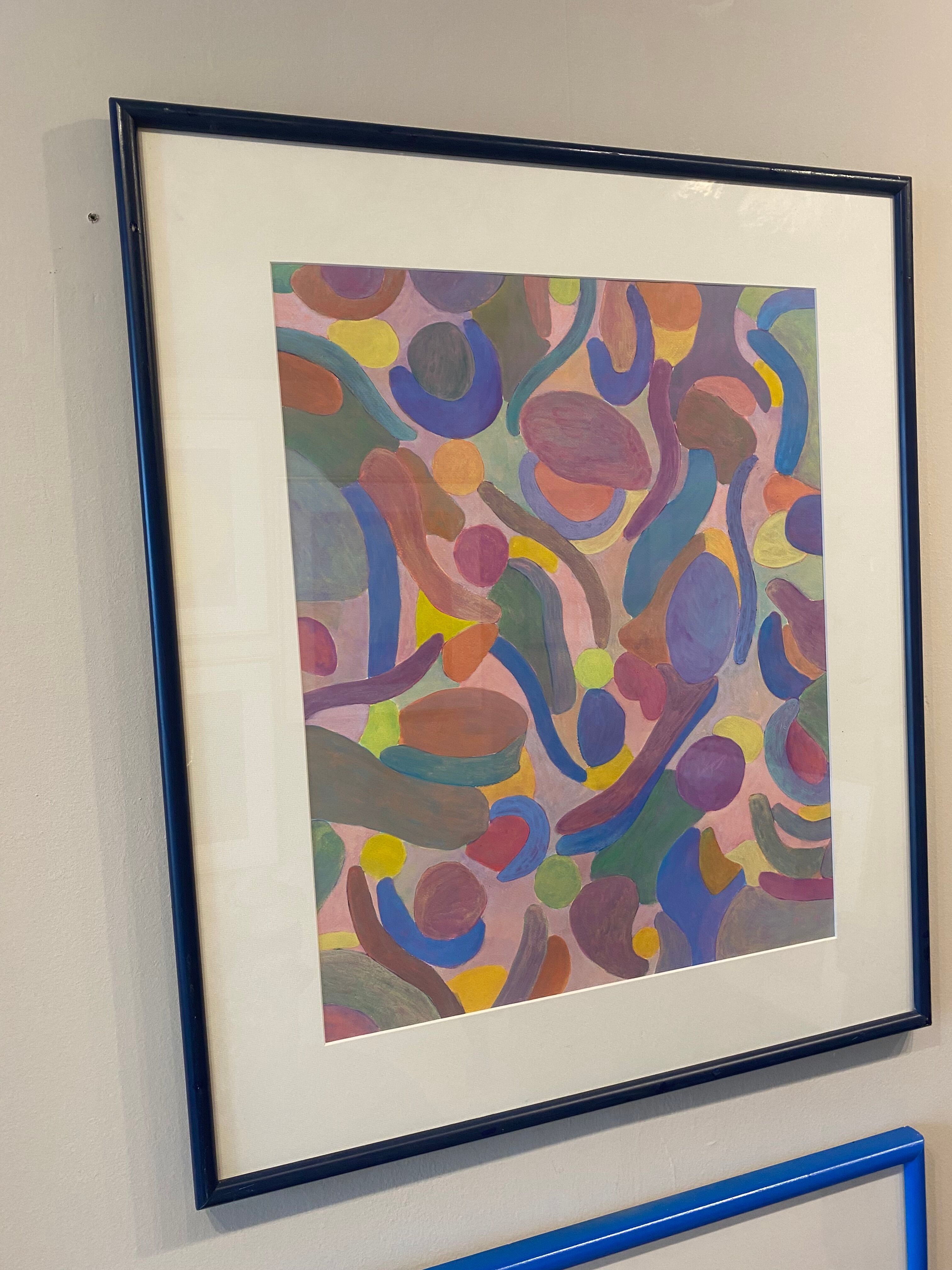 Zig Zag painting Pierre Wittmann contemporary