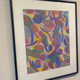 Tableau Zig Zag Pierre Wittmann contemporain