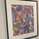 Zig Zag painting Pierre Wittmann contemporary