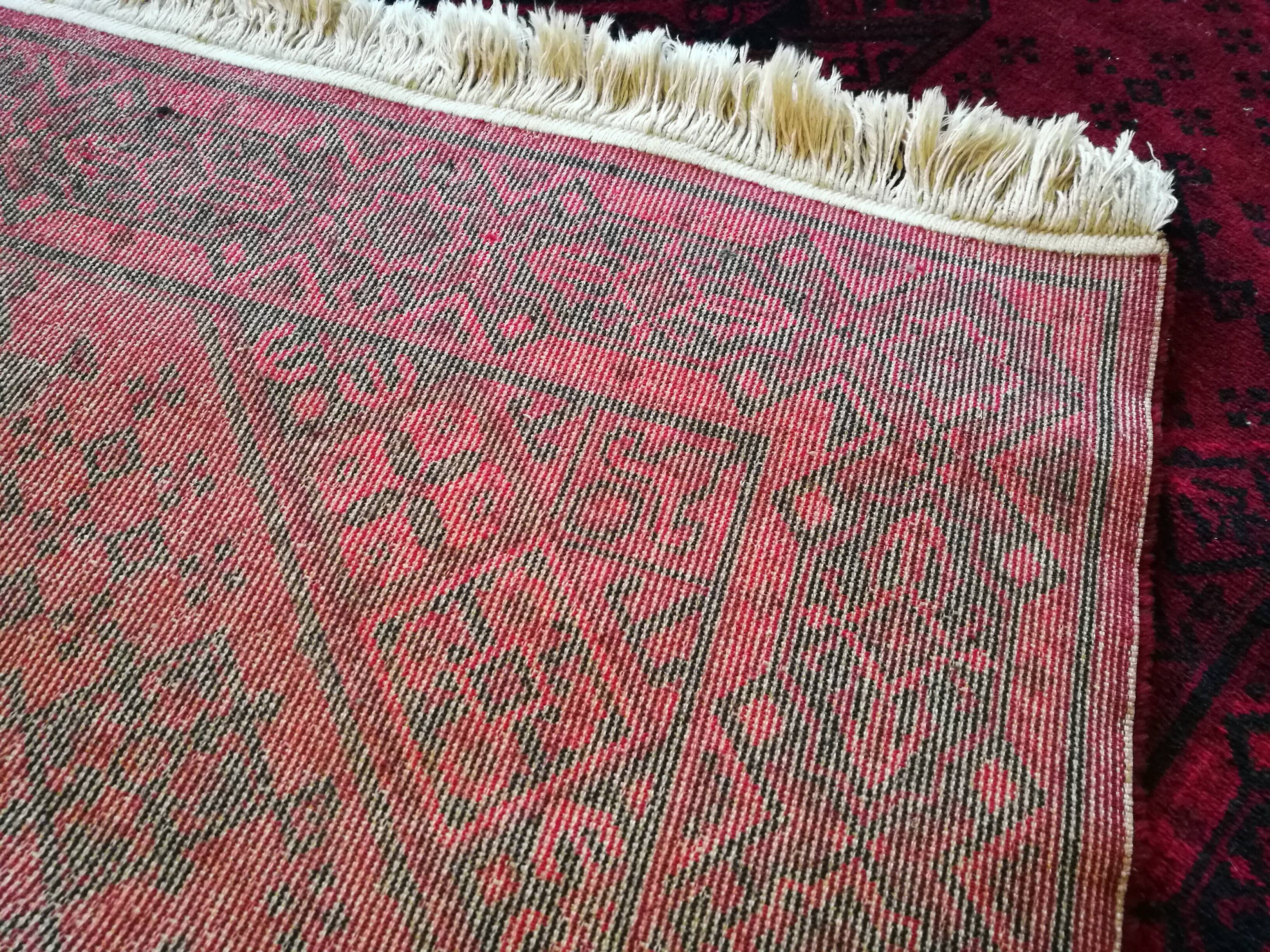 Red wool carpet 160x220cm