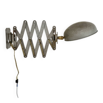 Industrial workshop accordion wall lamp