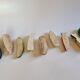 Set of 9 vintage ceramic vegetable knife holders