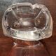 Small crystal ashtray Daum France - art-deco