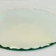 Vintage round and beveled table mirror