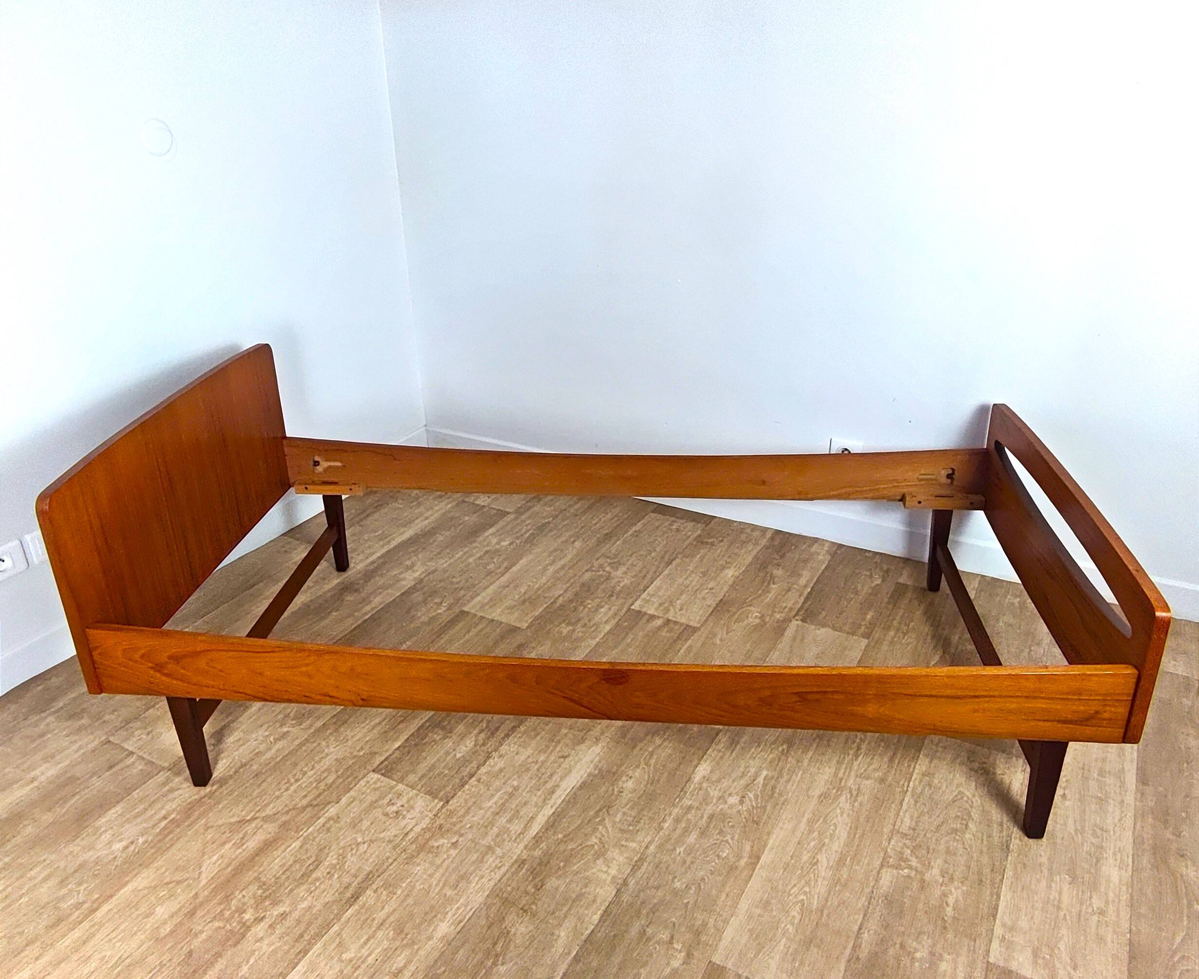 Vintage Scandinavian style bed