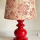 LAMPE Céramique Mûriers ANNEES 70