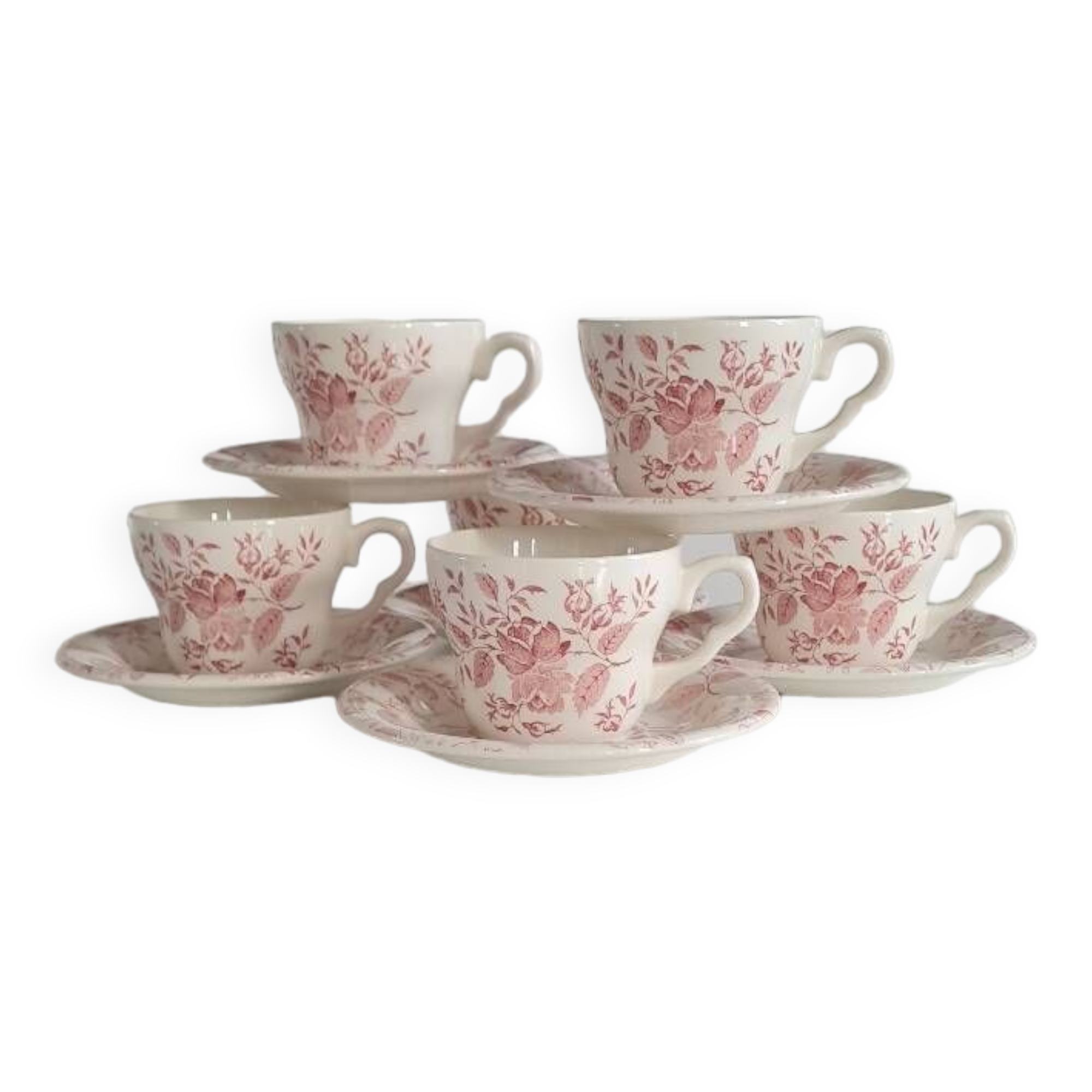 Vintage English earthenware tea service