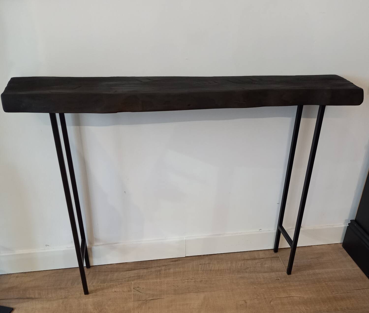 Solid wood console