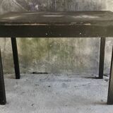 Metal table with drawer, industrial or military.