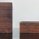 Vintage pocket trays in rosewood and brass – style A