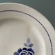 Set of 6 vintage plates in St Amand earthenware, made in France