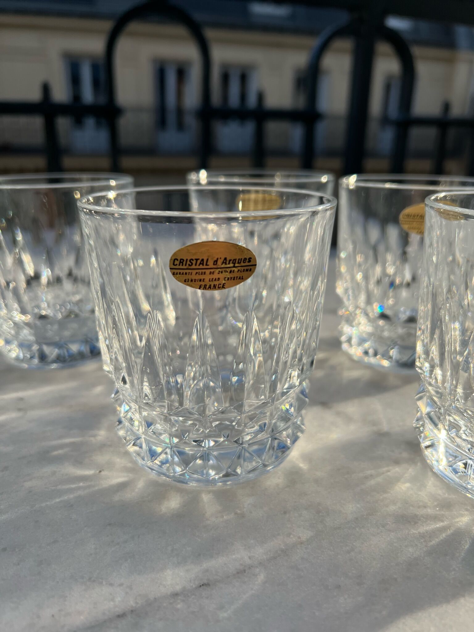 5 crystal whiskey glass
