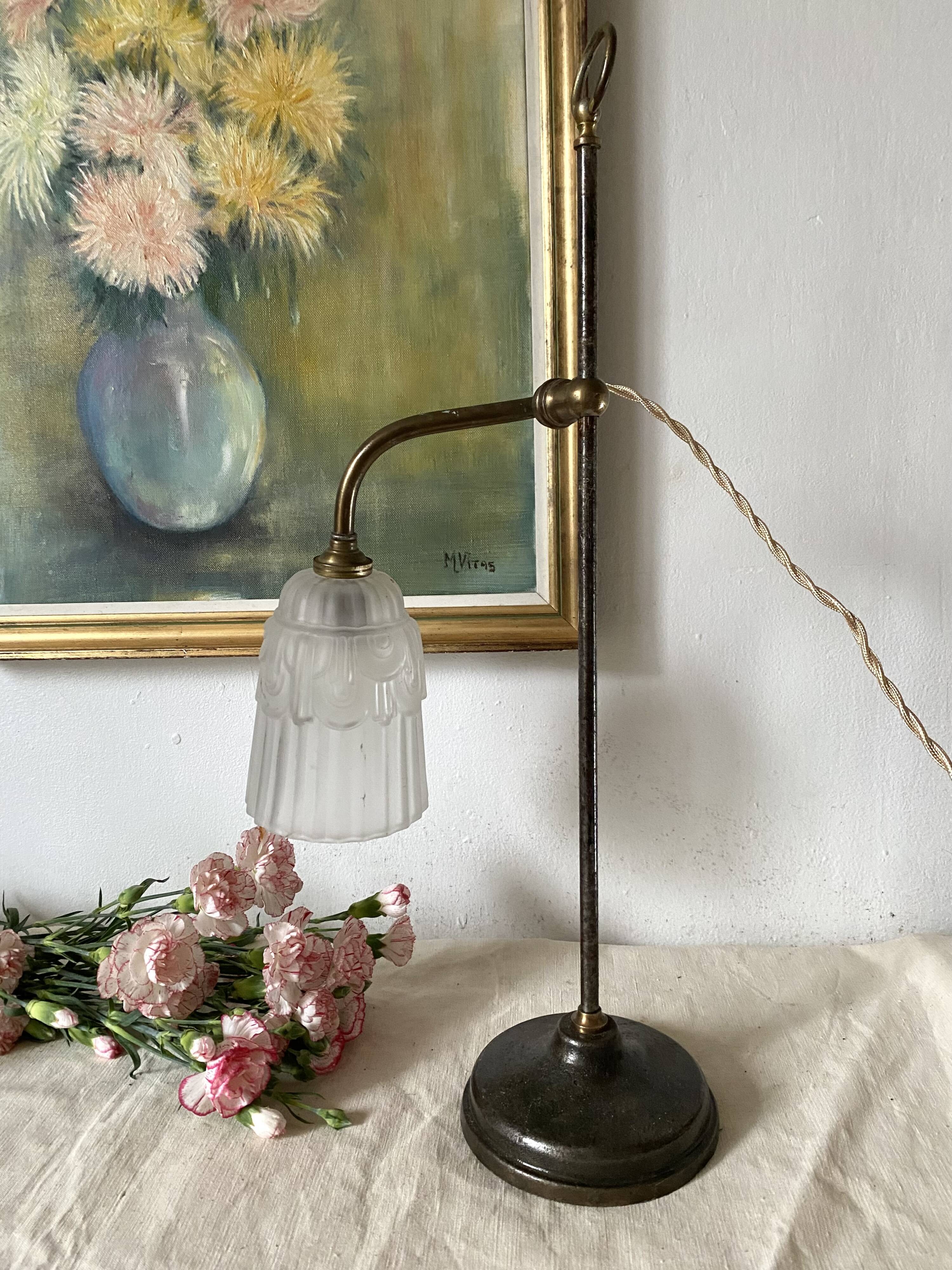 Jeweller's lamp, desk lamp, workshop early 20th century