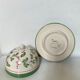 Butter bell in faience from the 20th century signed Mesves R.R Renaud Rémusat.