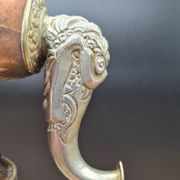 Tibetan ceremonial copper teapot aftaba dragon ewer