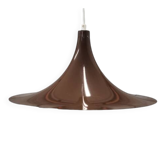 Brown pendant lamp, Danish design, 1960s, production: Denmark