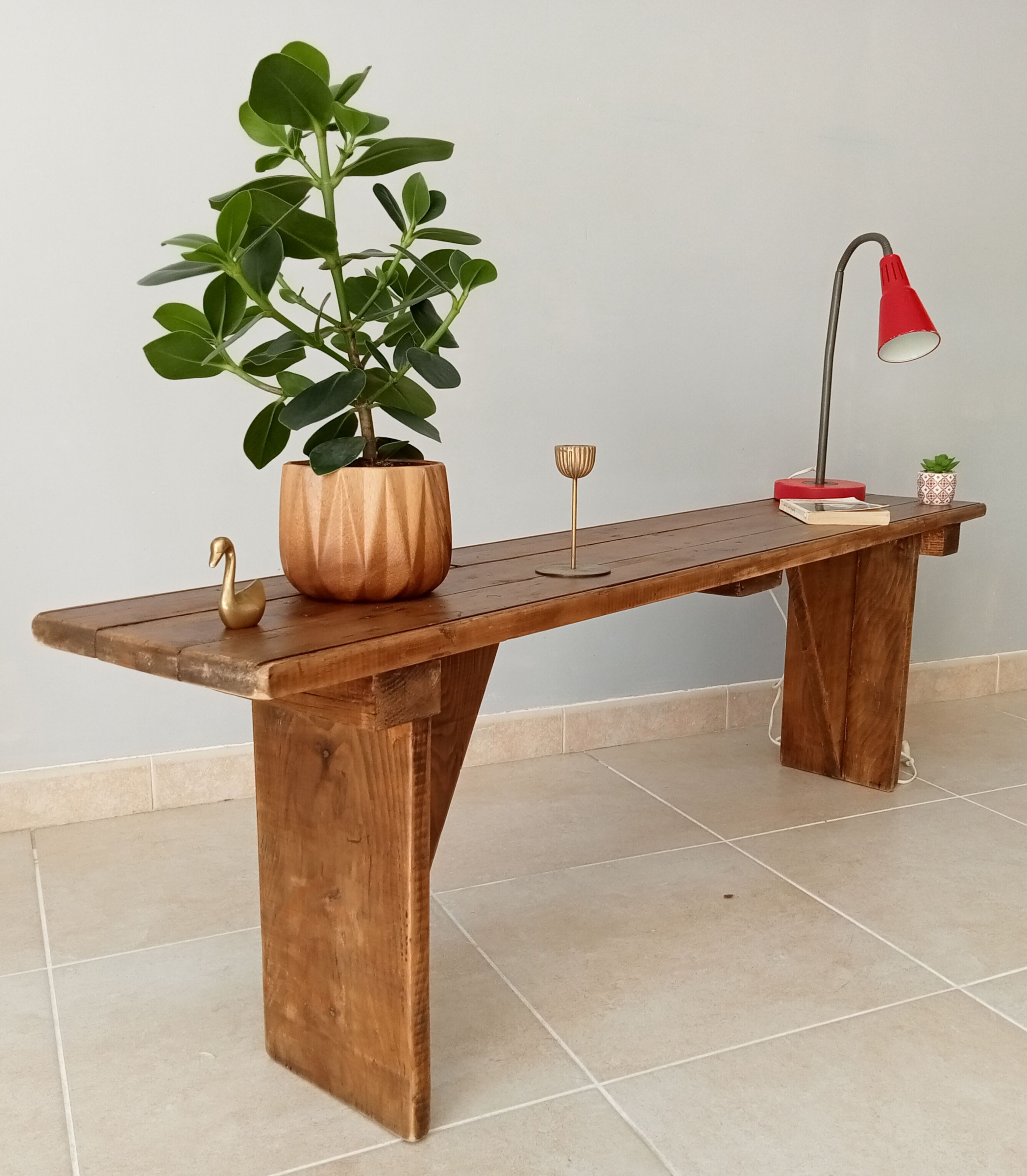 Vintage country bench 70s