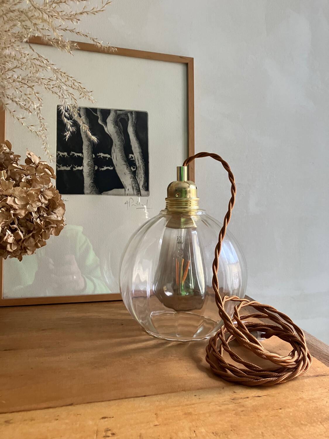 Vintage portable lamp