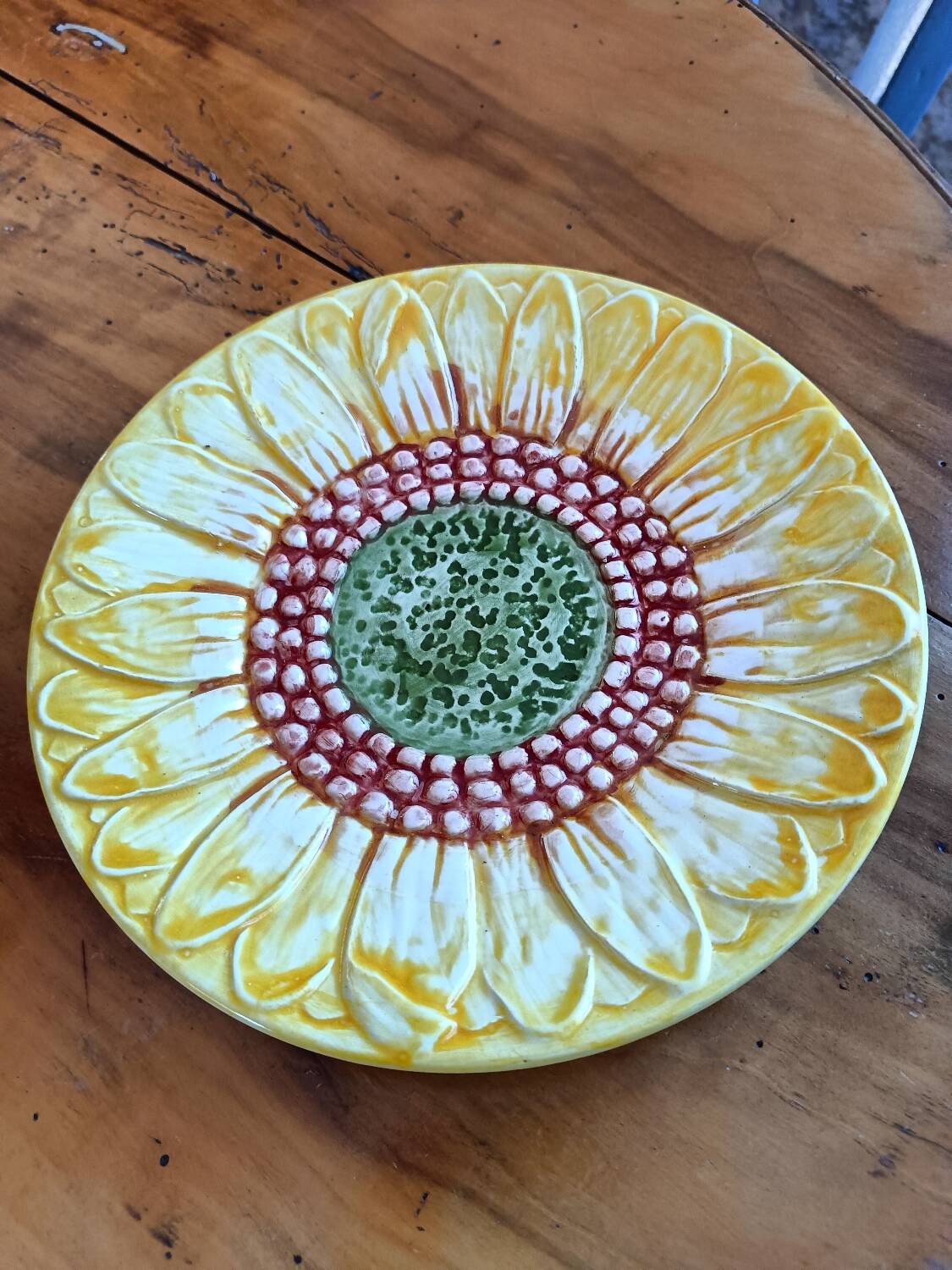 Sunflower lunch. Barbotine