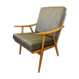 Fauteuil gris « Boomerang » Ton années 1960