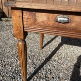 Country table with a drawer